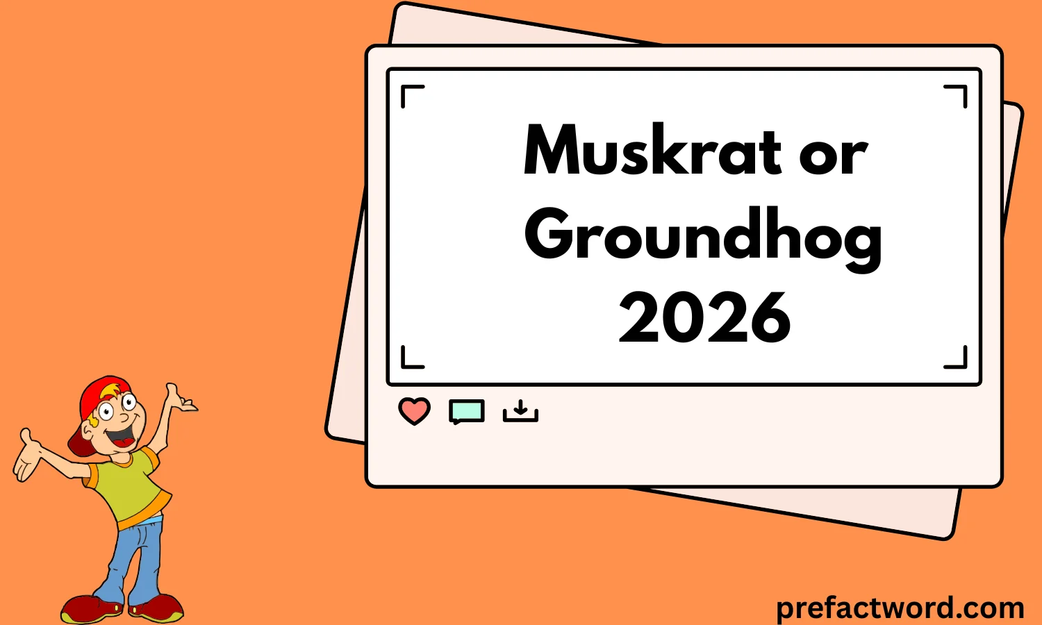 Muskrat or Groundhog