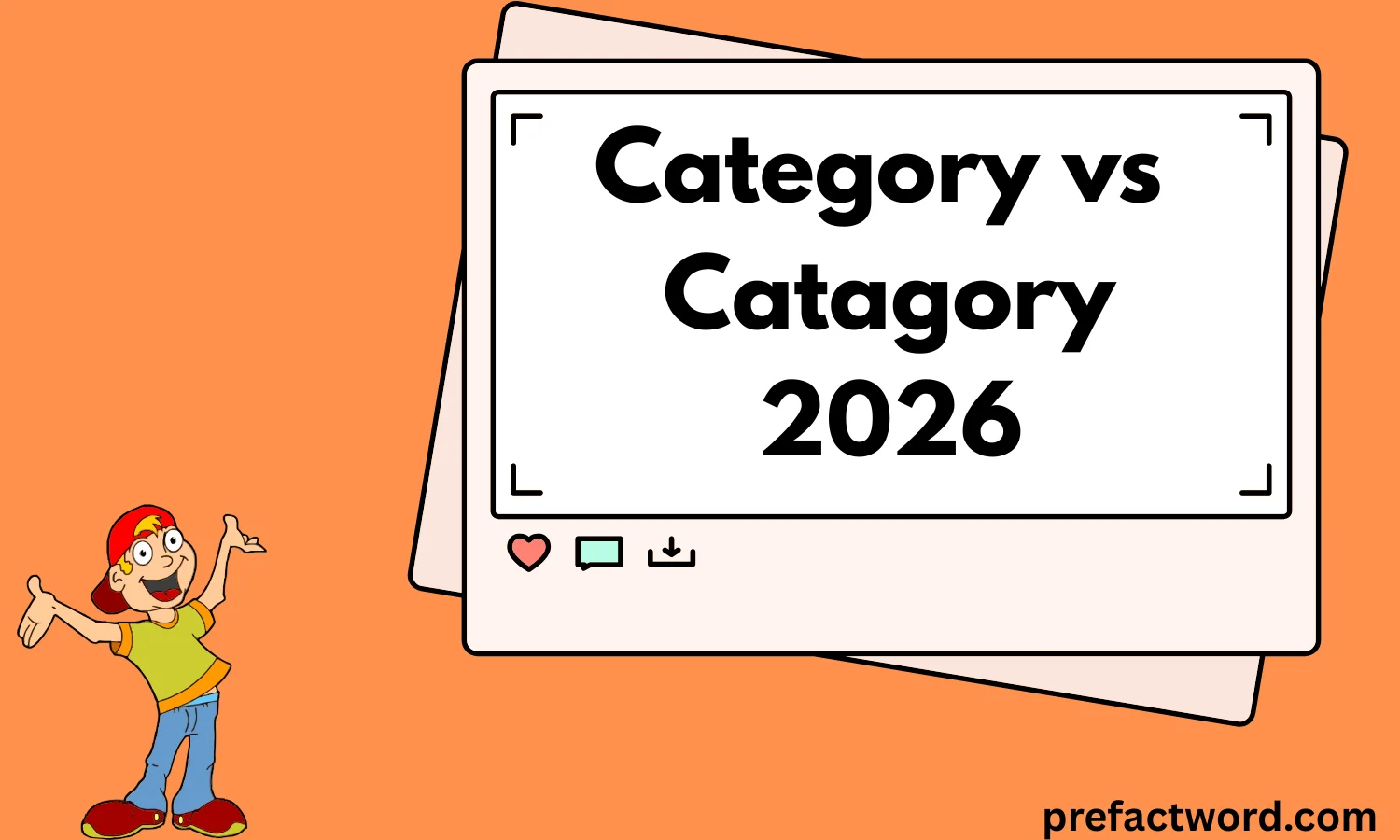 Category vs Catagory