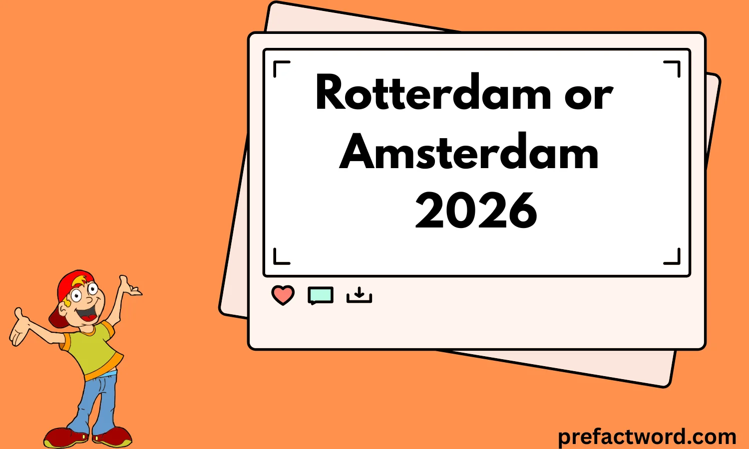 Rotterdam or Amsterdam 2026