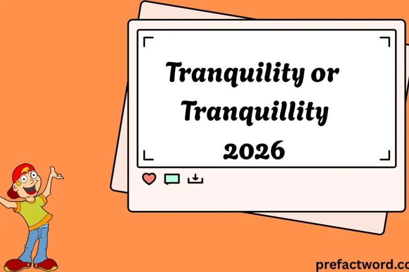 Tranquility or Tranquillity The Hidden Truth 2026