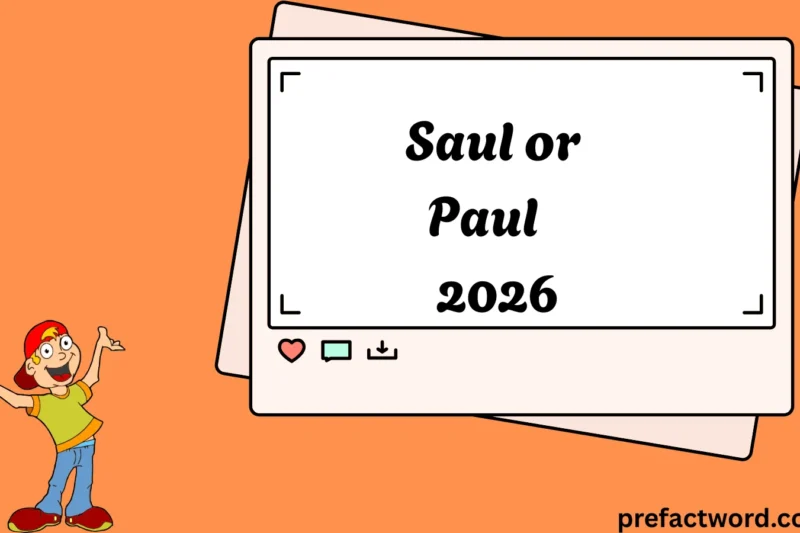 Saul or Paul The Truth Behind These Names 2026