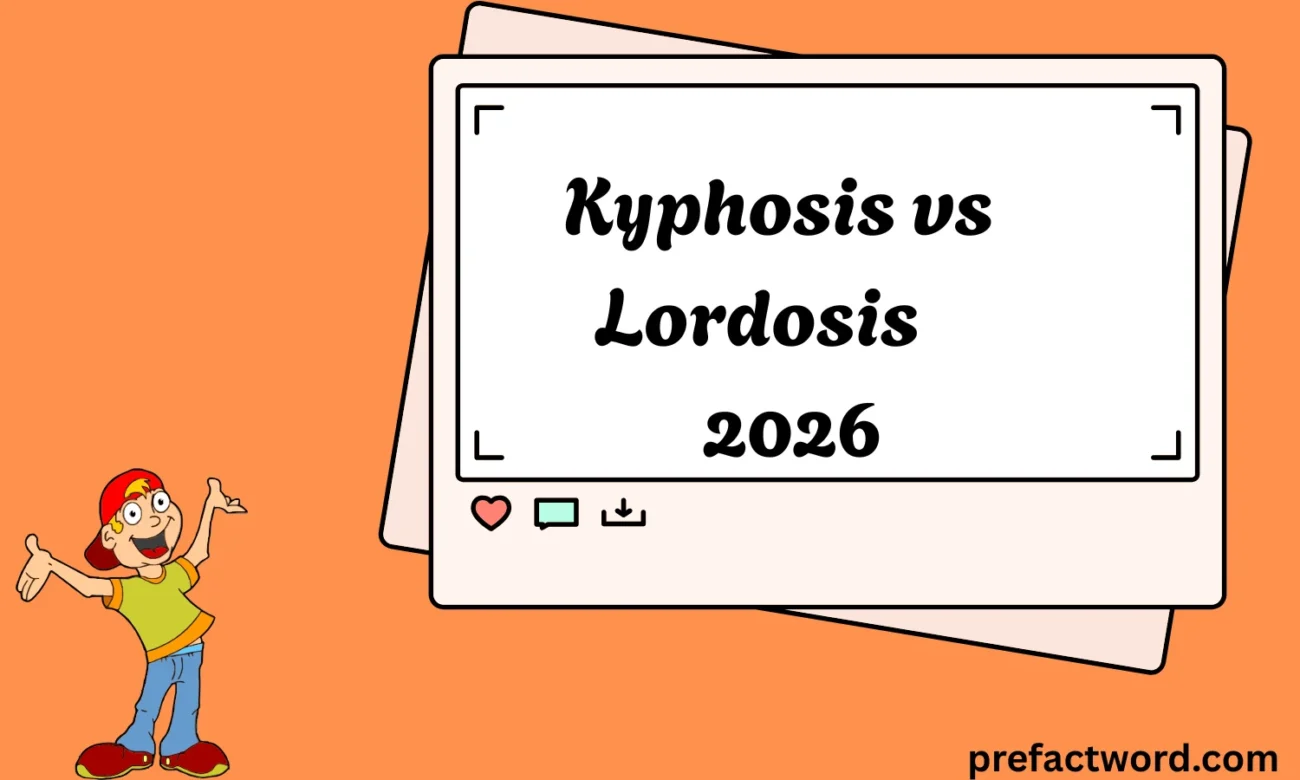 Kyphosis vs Lordosis
