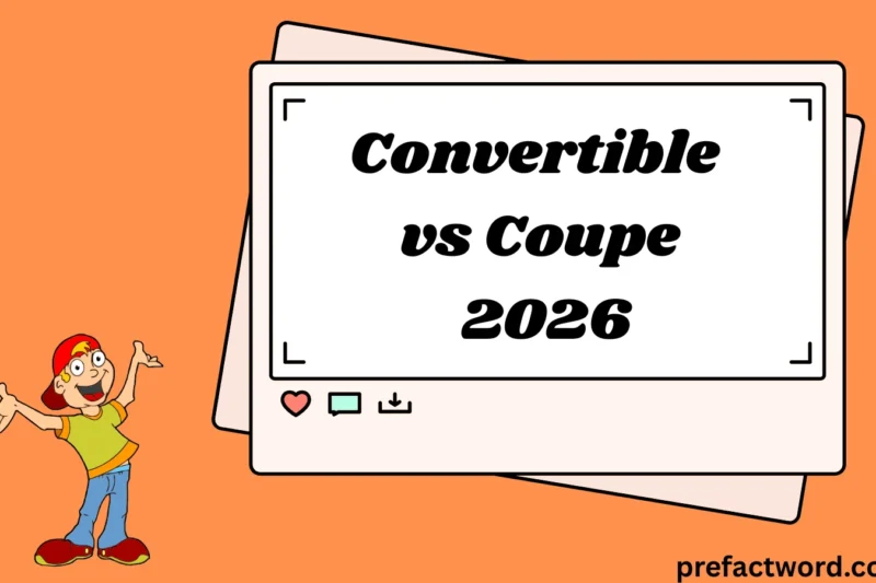 Convertible vs Coupe Truths You Must Know Before Choosing 2026