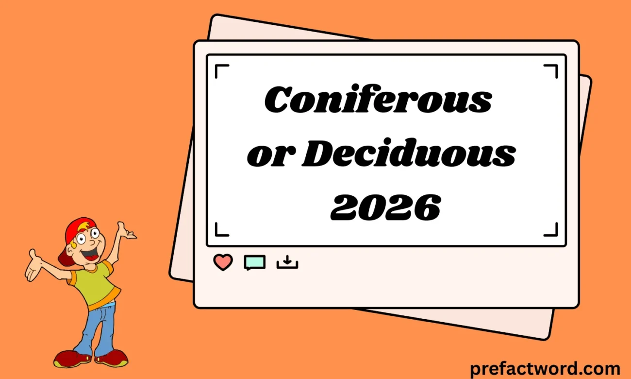 Coniferous or Deciduous