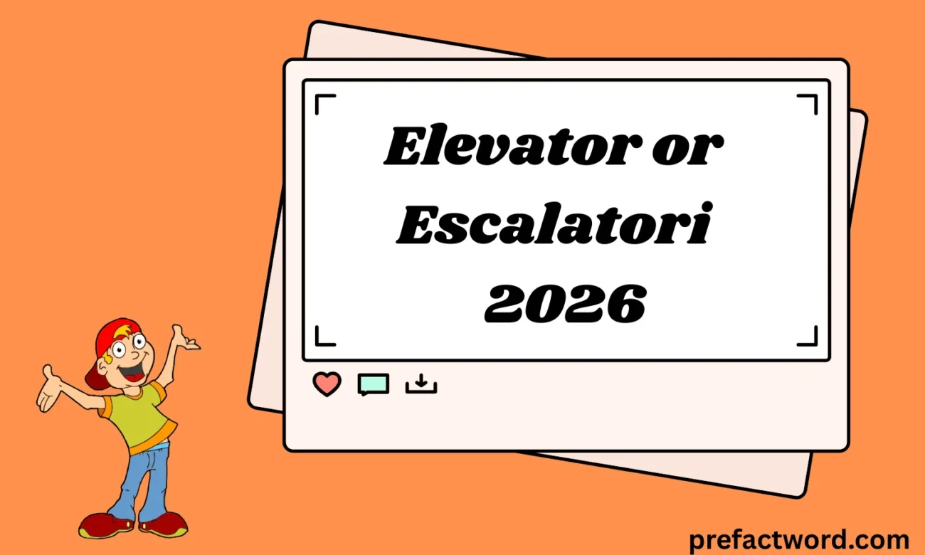 Elevator or Escalatori