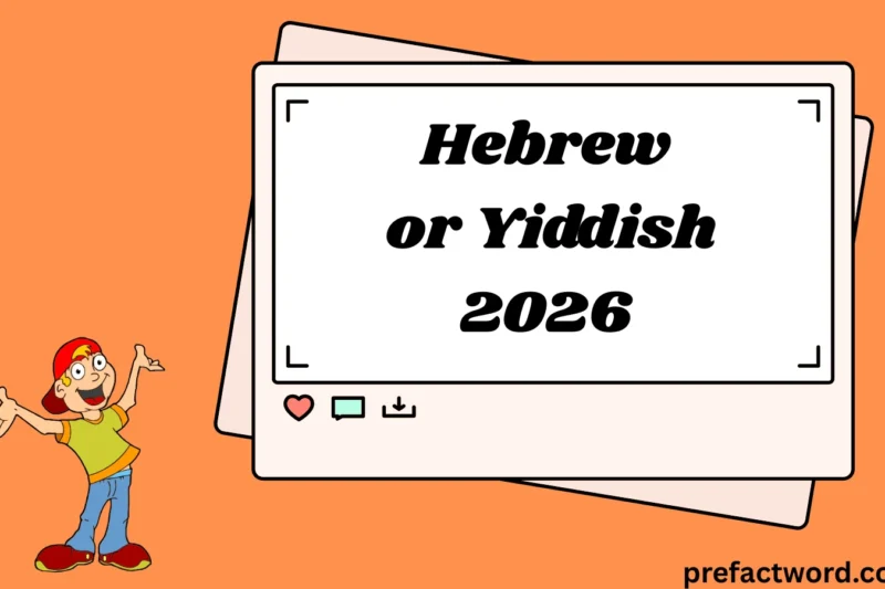 Hebrew or Yiddish? Meaning in Texting and Chat 2026