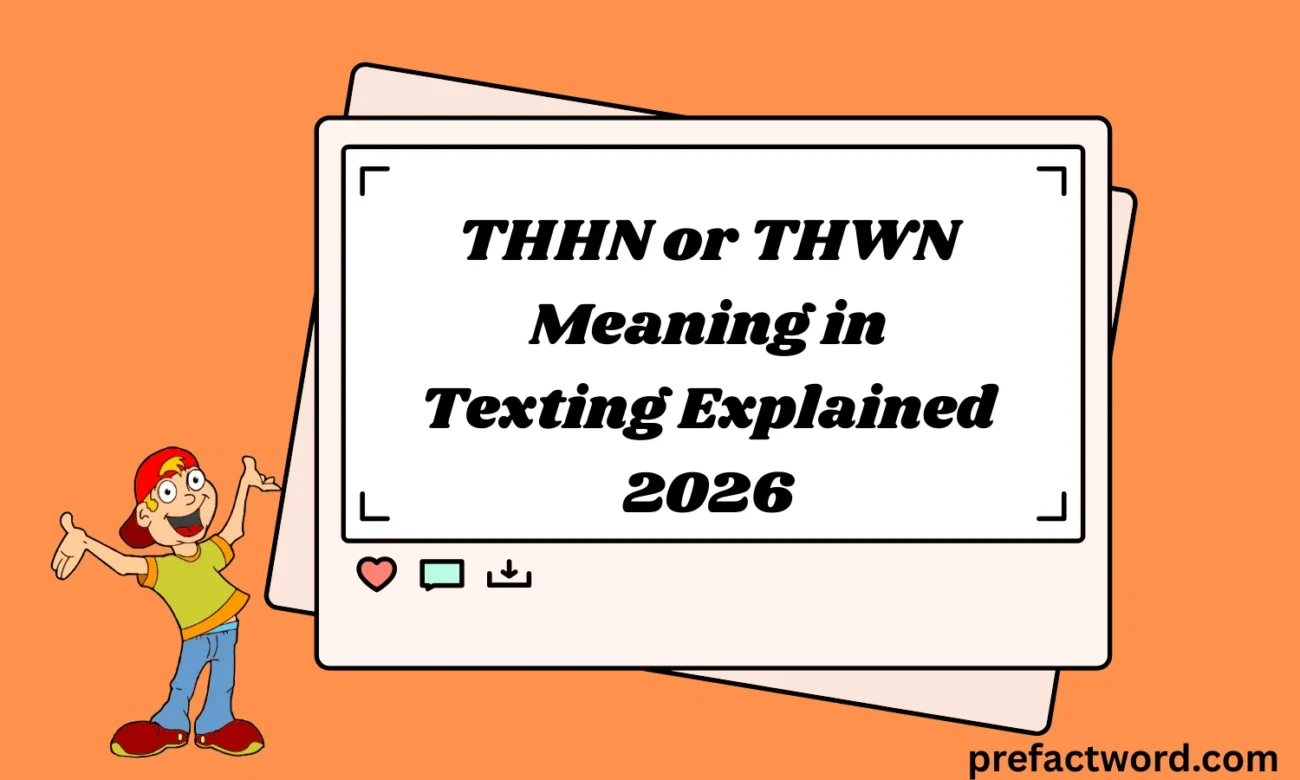 THHN or THWN Meaning in Texting Explained