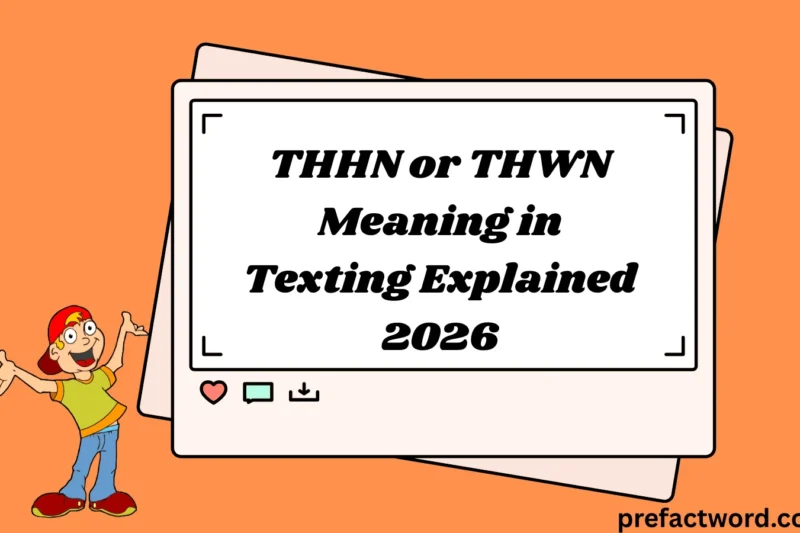 THHN or THWN Meaning in Texting Explained 2026