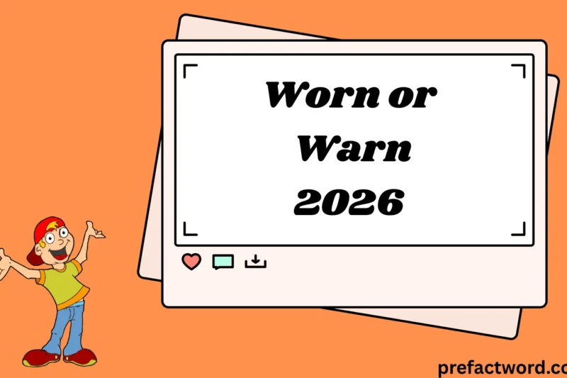 Worn or Warn What’s the Difference in Texting?2026