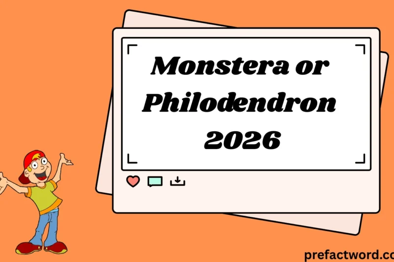 Monstera or Philodendron What’s the Real Difference?2026