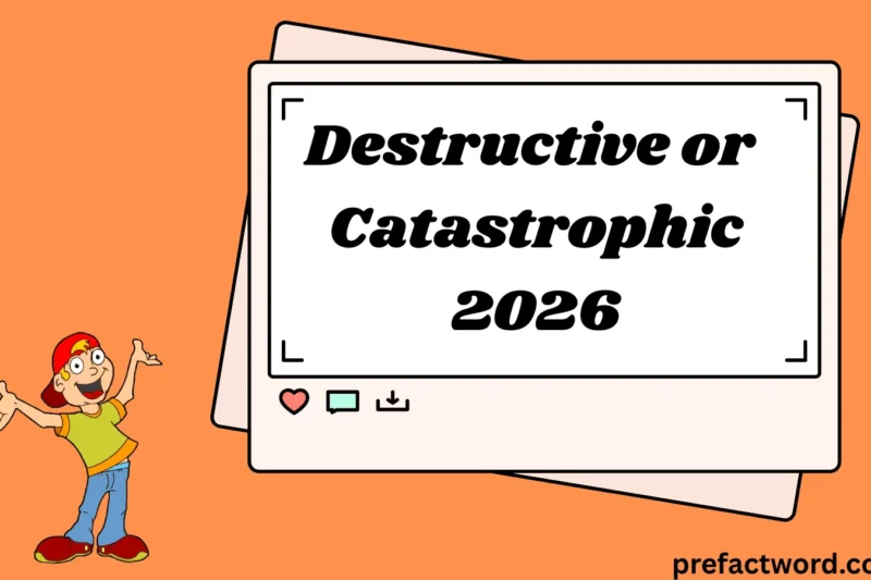 Destructive or Catastrophic Meaning in Text & Chat Explained Simply 2026