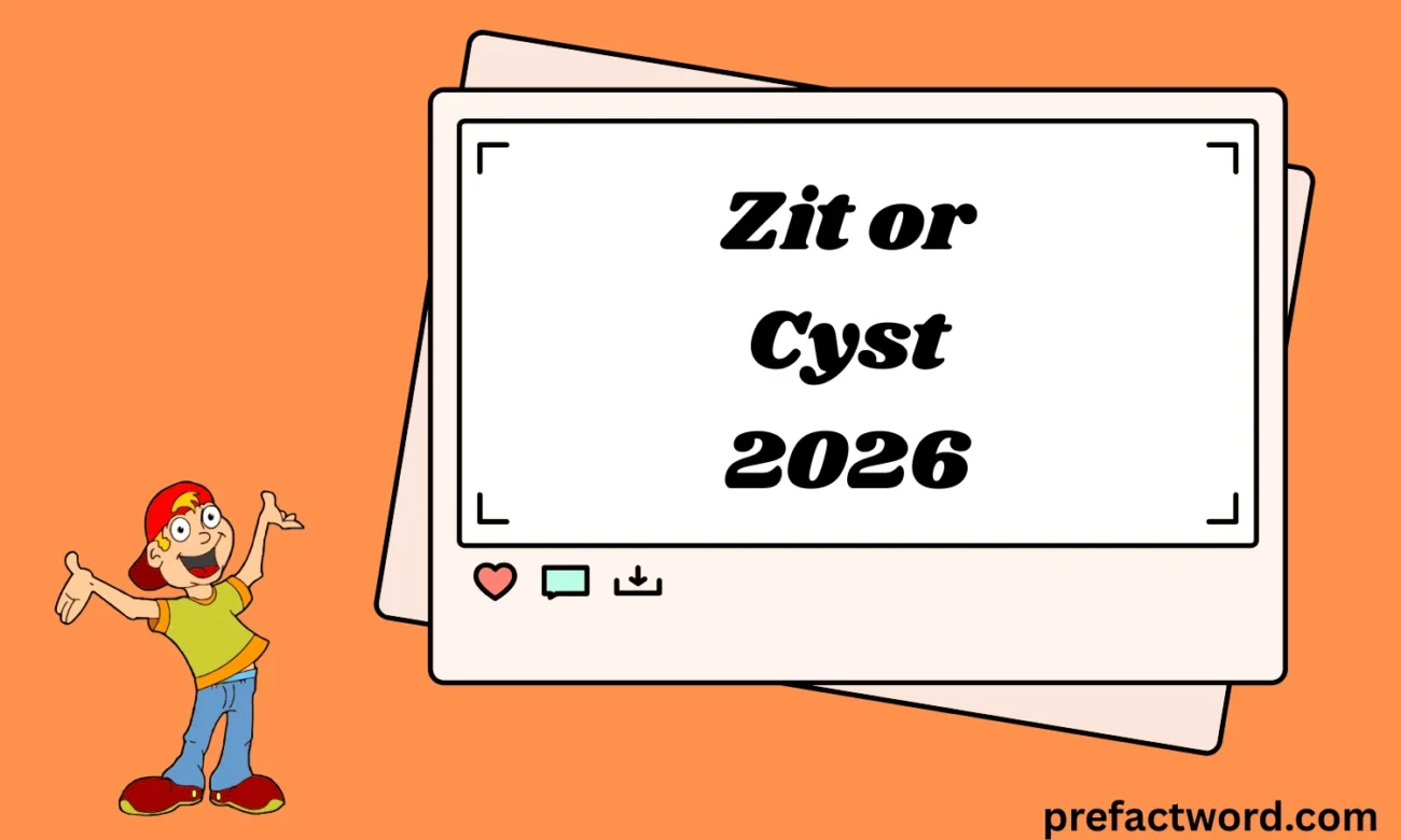 Zit or Cyst