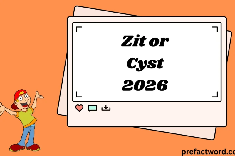 Zit or Cyst Meaning in Texting and Online Chat 2026