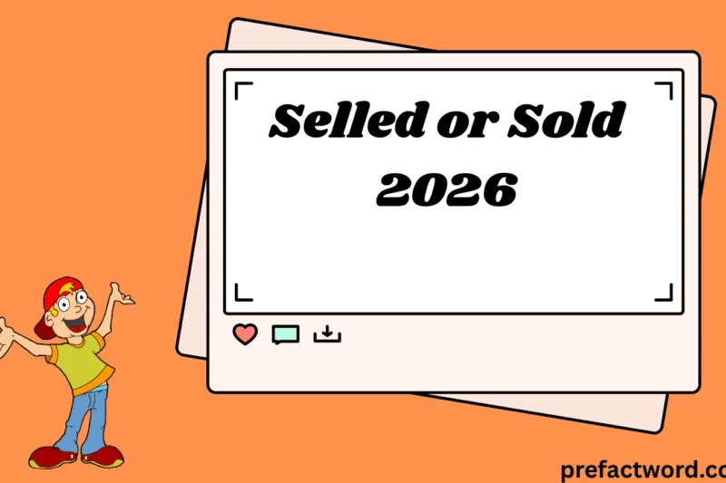 Selled or Sold – What’s the Correct Word to Use? 2026