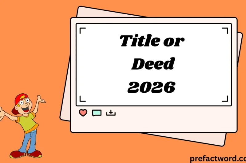 Title or Deed Meaning in Texts and Real Life 2026