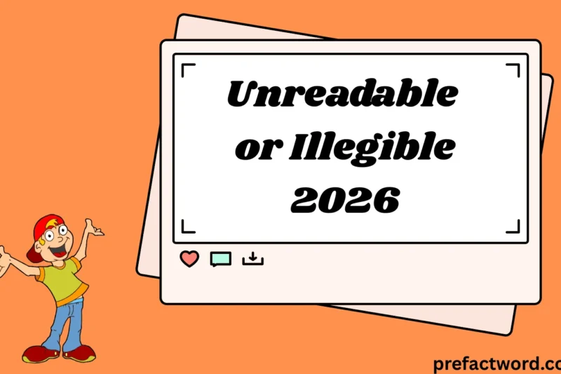 Unreadable or Illegible