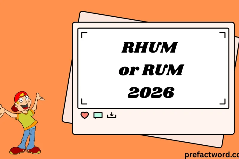 RHUM or RUM Meaning in Text What’s the Real Difference?2026