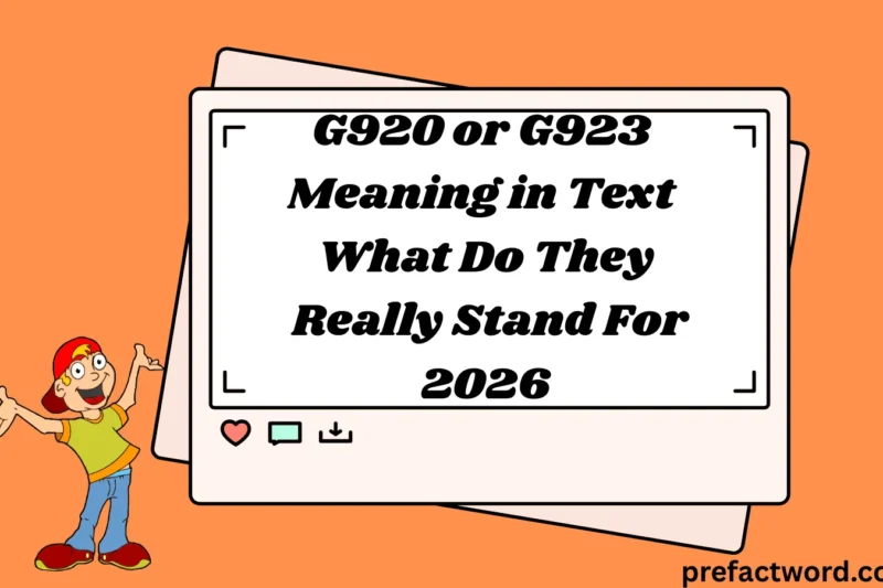G920 or G923 Meaning in Text What Do They Really Stand For?2026