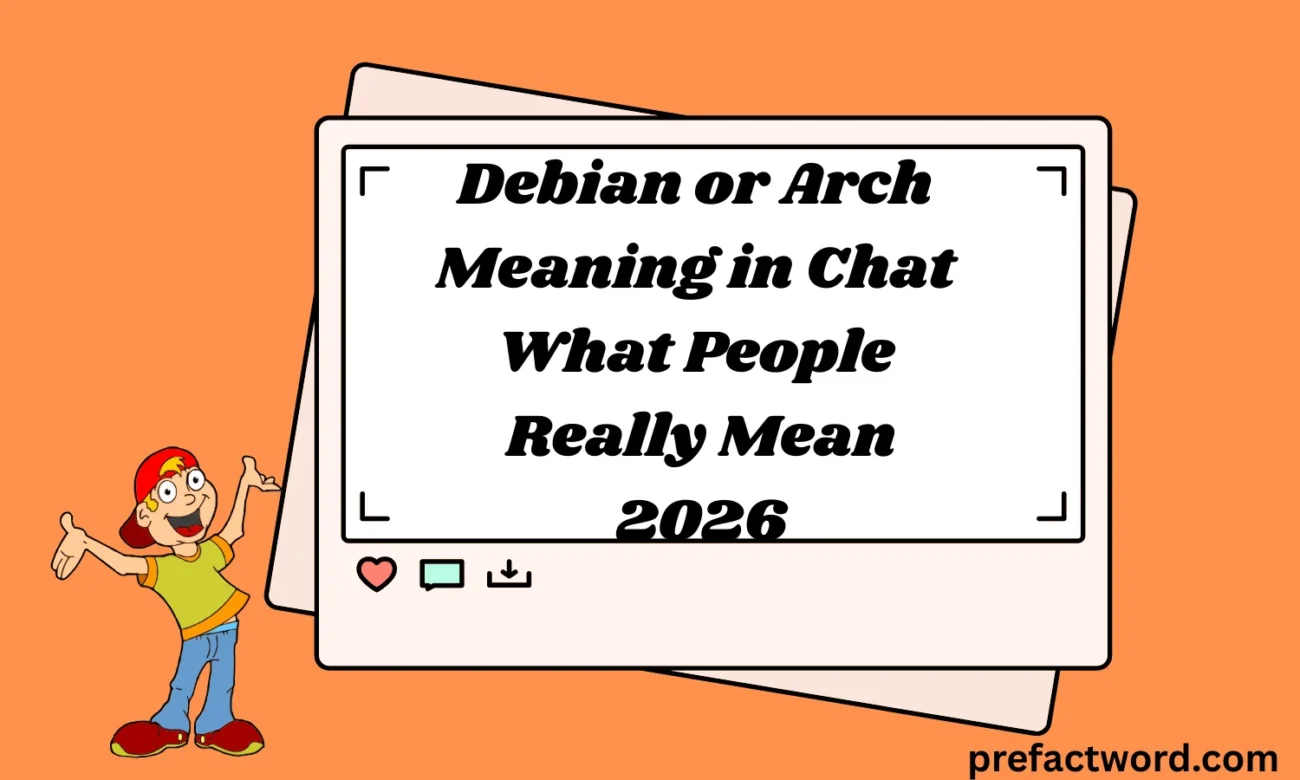 Debian or Arch Meaning in Chat What People Really Mean