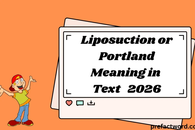 Liposuction or Portland Meaning in Text Conversations for 2026