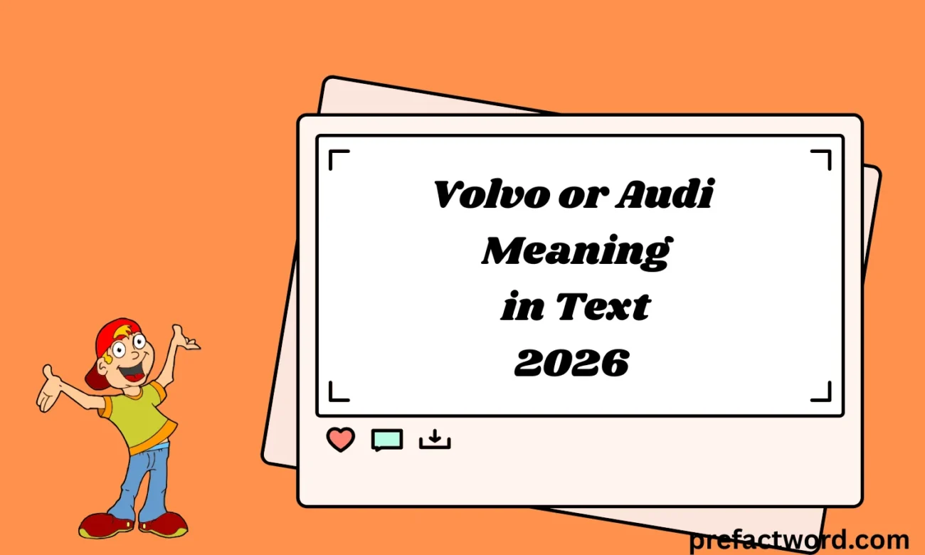 Volvo or Audi Meaning in Text