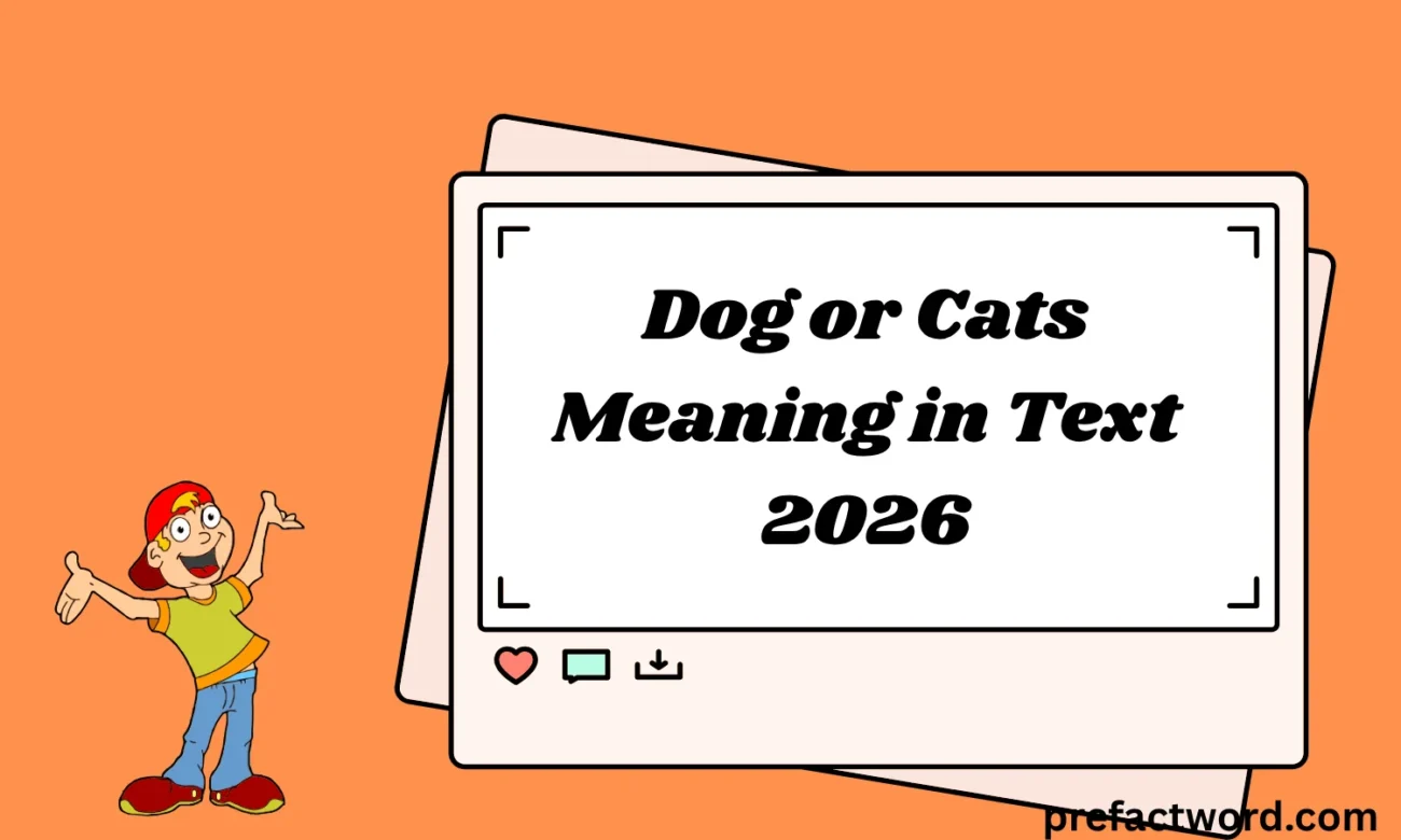 Dog or Cats Meaning in Text