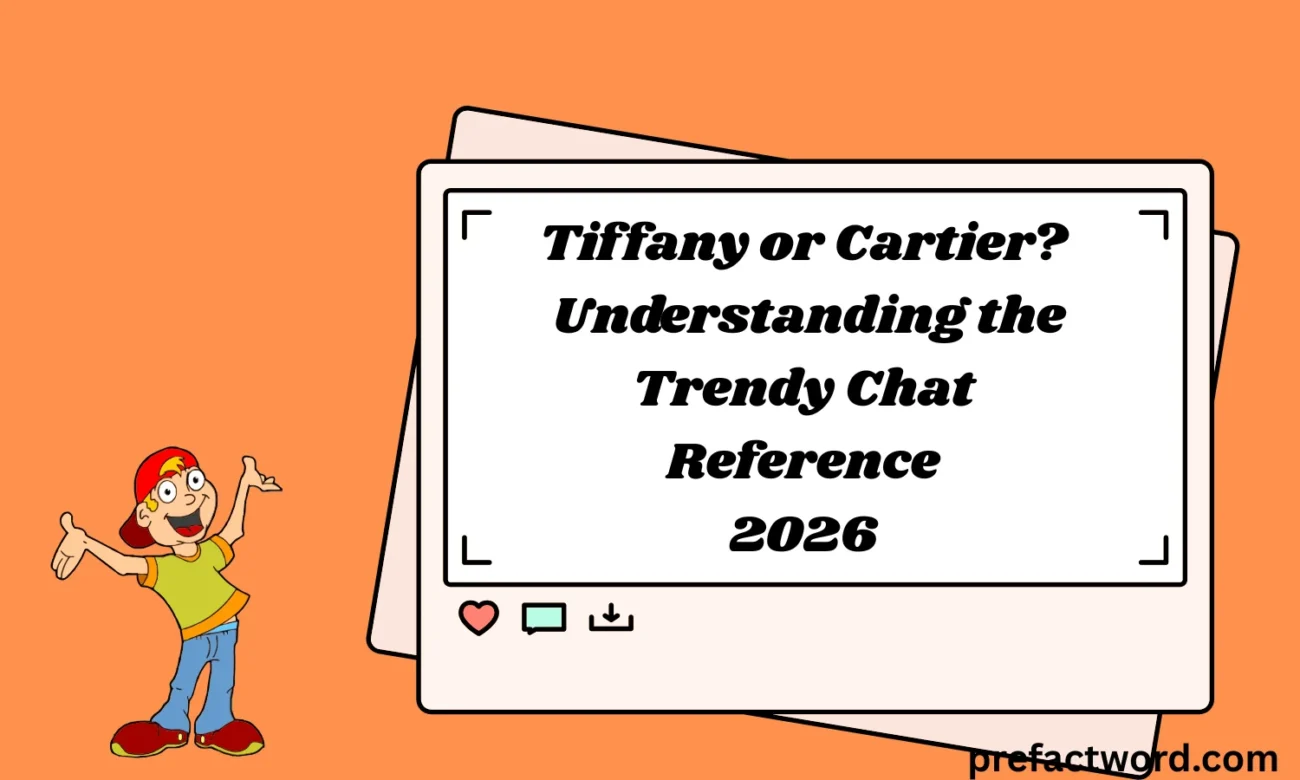 Tiffany or Cartier? Understanding the Trendy Chat Reference