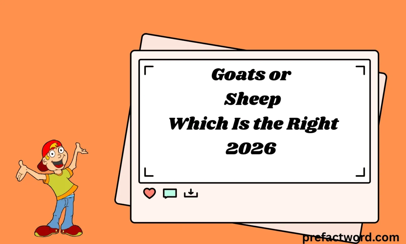 Goats or Sheep Which Is the Right