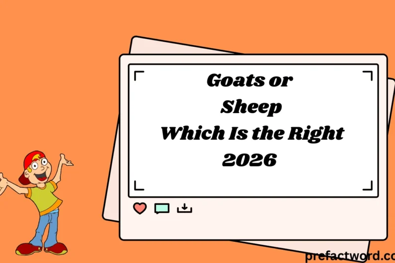 Goats or Sheep Which Is the Right Choice for You? 2026