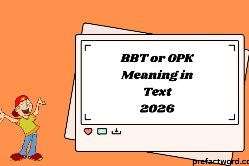 BBT or OPK Meaning in Text Simple Guide to the Abbreviation 2026