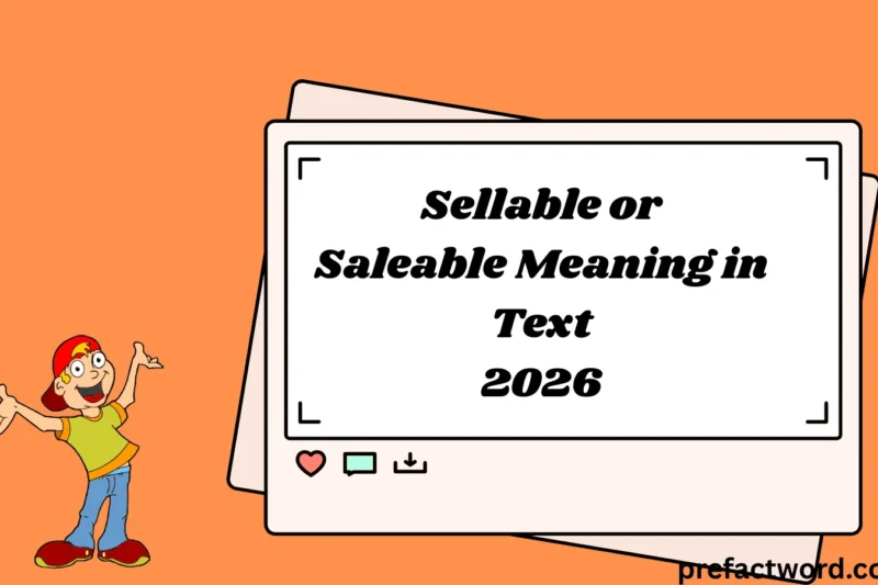 Sellable or Saleable Meaning in Text Business, and Everyday Use 2026